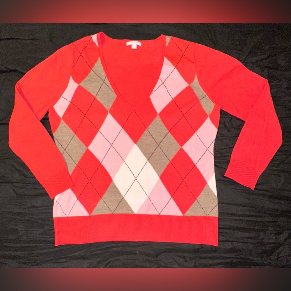 Classic argyle sweater